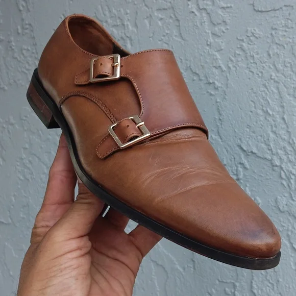 Russo Brunello Men's Hand Made Double Monk Strap Luxury Shoe 👞 - Picture 3 of 17